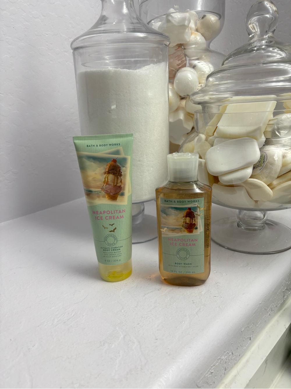 Bath & Body Works Neapolitan Ice Cream Body Cream and Body Wash NIP